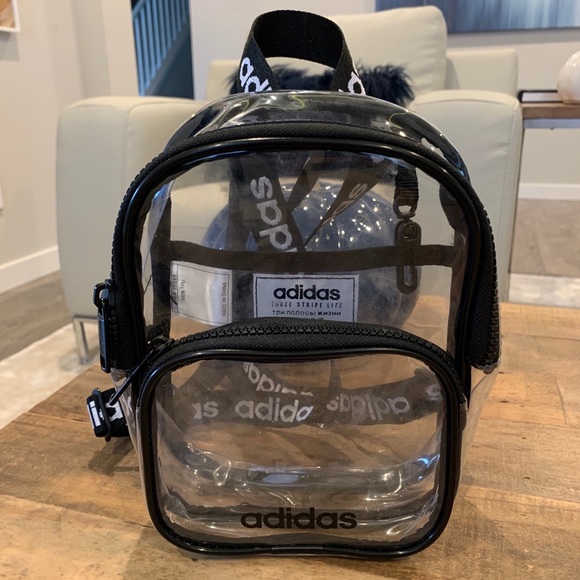adidas clear mini backpack